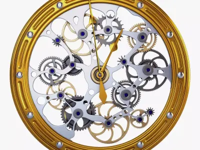 Clock mechanism v 1 3D model