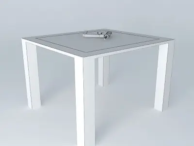 US 82nd Grease Gun on a table Free 3D model