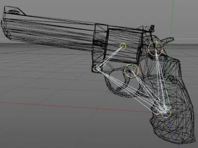 Revolver 3D model 20