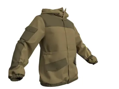 Gorka Uniform Jacket - Marvelous Designer 3D model