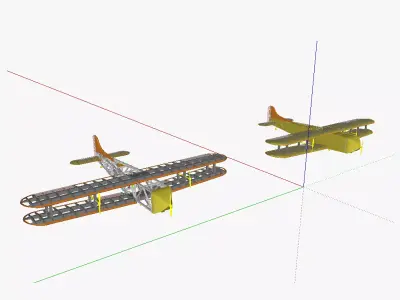 AT freight aircraft 3D model