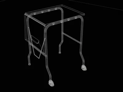 Typewriter Table  3D model