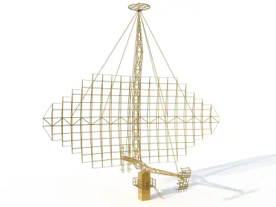 P-14 radar 1RL113 Tall King A  3D model
