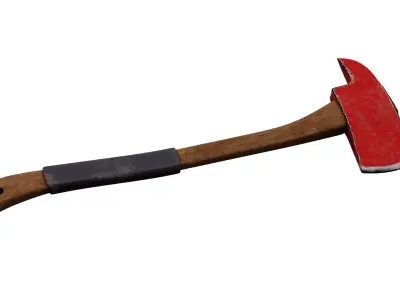 Firefighter Axe 3D model
