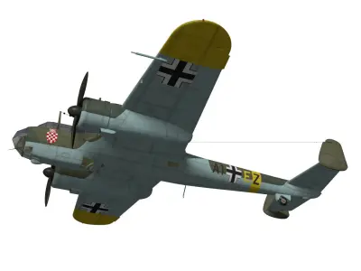 Dornier Do17 Z-2 3D model