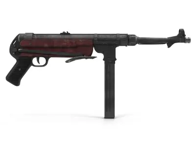 Submachine gun MP40 3D model