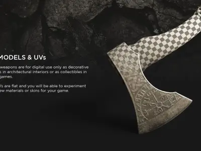 Nordic Axe 3D model