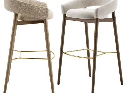 Dino Bar Stool 3D model