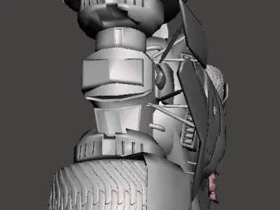 Batman latest mobile vehicle for 3d printing STL 3D print model