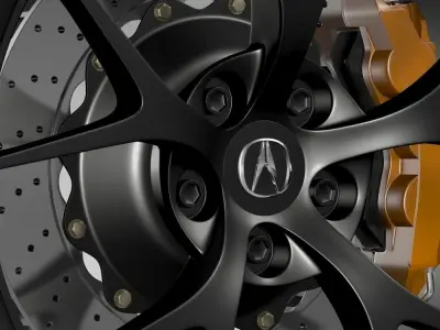 Acura NSX wheel 2015 3D model