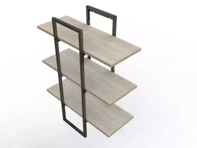 Industrial Modular Shelf 3D model
