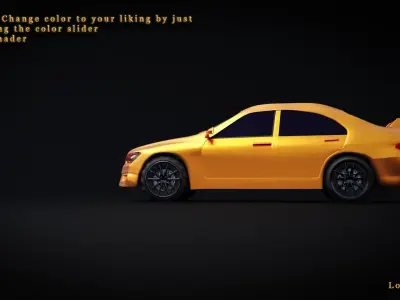 LOW POLY CAR MODEL FOR GAME Free low-poly 3D model