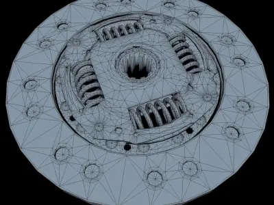 Clutch LUK Low SM Low-poly 3D model