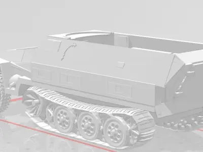 SdKfz 251 3D print model
