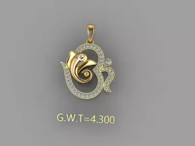 FASHION  PENDANT 3D model 3