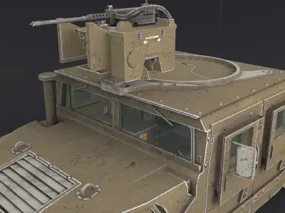 hummer Low-poly 3D model from CGTrader