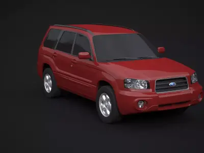 Subaru Forester 2004 3D model