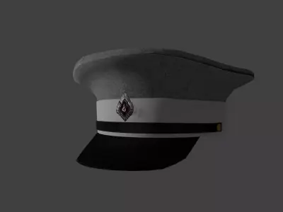 Siamese cap 1905 3D model