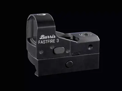 Burris FastFire 3 Red Dot Reflex Sight Low-poly 3D model