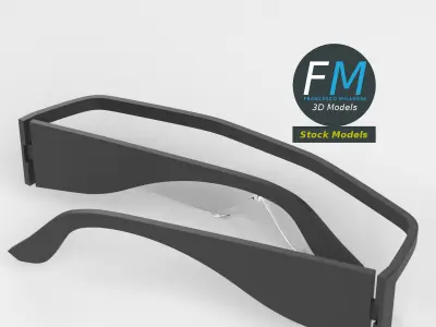 Safety spectacles 3D model