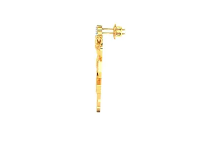 Women Diamond Earring 3D print model