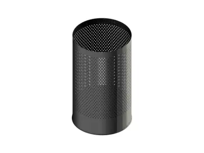Trash can Low-poly 3D model