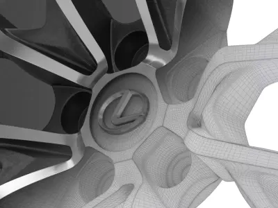 Lexus wheel 3D model