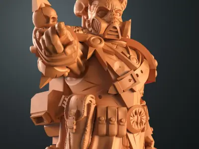 Traitor veteran Sergeant 2 3D print model