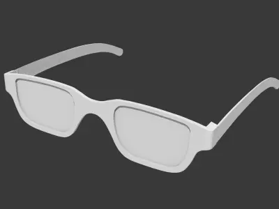Eyeglasses 3D model Free low-poly 3D model
