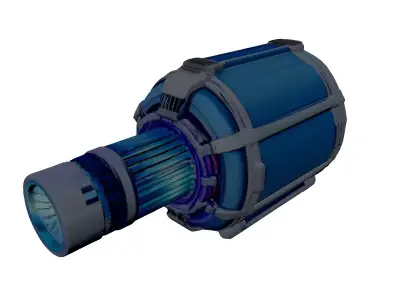 Futuristic SciFi Energy Core Engine 3D model