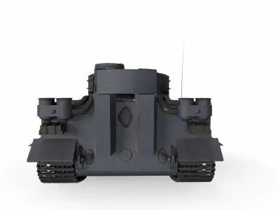 Panzer PzKpfw VI Tiger I 3D model