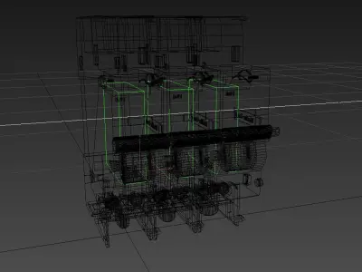 Circuit breaker 3D model