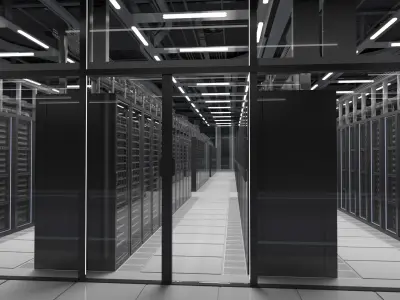 data center server 3D model purchase