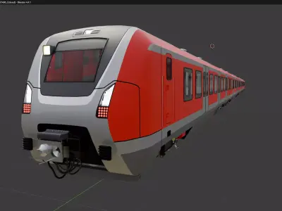 ET 490 - S-Bahn Hamburg 3D model