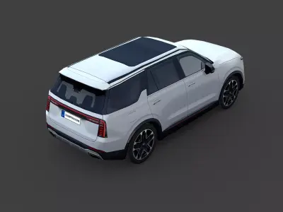 Generic Premium SUV Low-poly 3D model