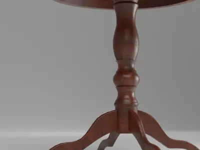 Photorealistic Antique Coffee Table 1930-40s Design 3D model