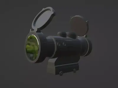 SCOPE  PUBG - SNIPER GUN Low-poly 3D model