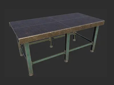 Welding Table Low-poly 3D model
