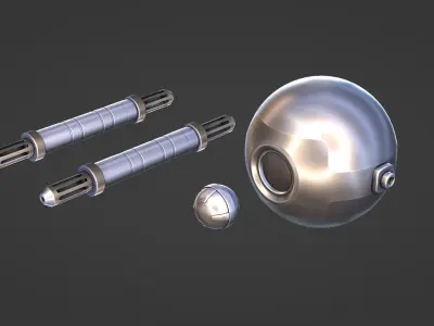 HardSurface - Sci-Fi Drone 3D model