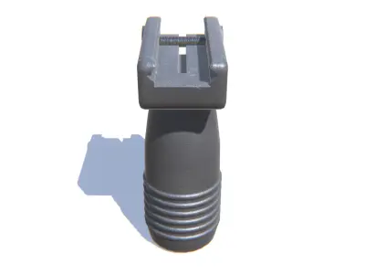 Tactical Fore Grip Low-poly 3D model