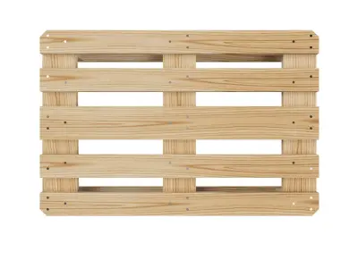 Wood pallet EUR Low-poly 3D model