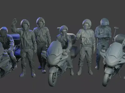 Honda ST 1300 police HSTP1 Pack1
