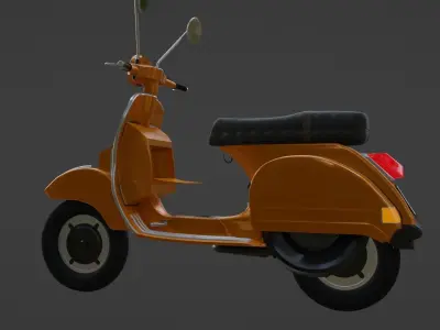 Vespa PX 125 3D model buy