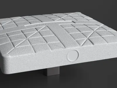 Baseball Base 15inch 3D model