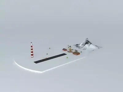 santas workshop at the north pole Free 3D model