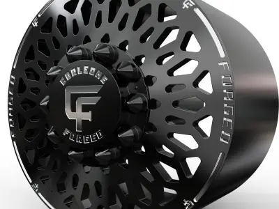 corleone front BUFFALINO DF dually wheel 3D print model 3D print model