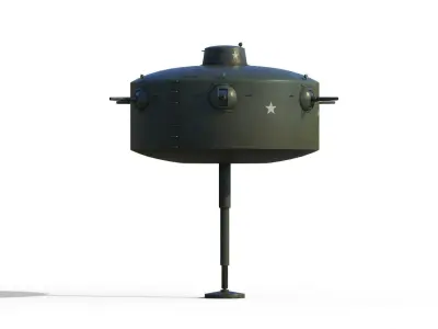 Wallace Leaping Tank 3D model