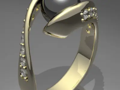 Rendering Anello C Free 3D model