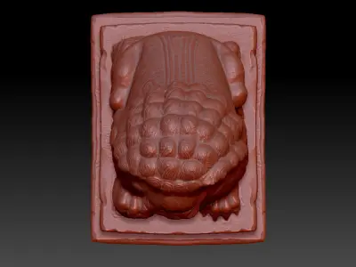  Stone lion statue China lion statue 3D print model