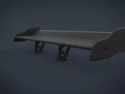 free spoilers Free low-poly 3D model by lahbibforce